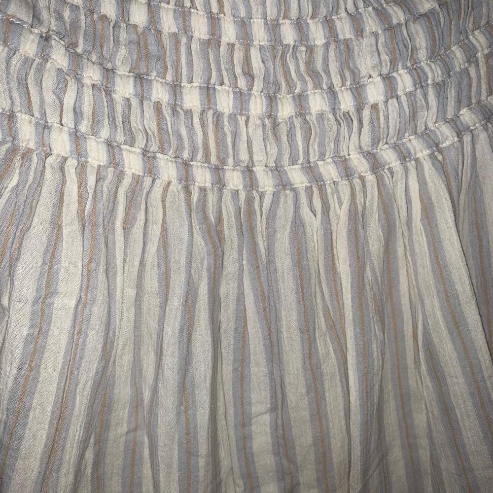 Madewell smocked stripe skirt - Picture 2 of 5